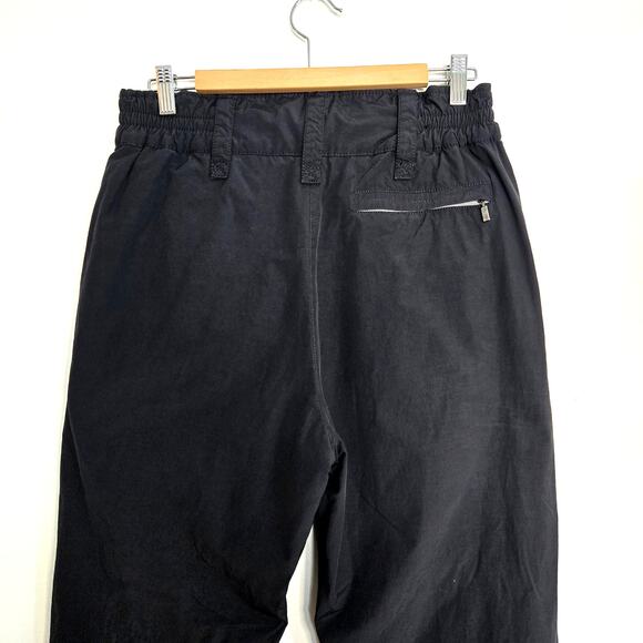 Womens Postcard Black Floral Embroidered Logo Snow Ski Pants US Size 10 - Picture 8 of 12